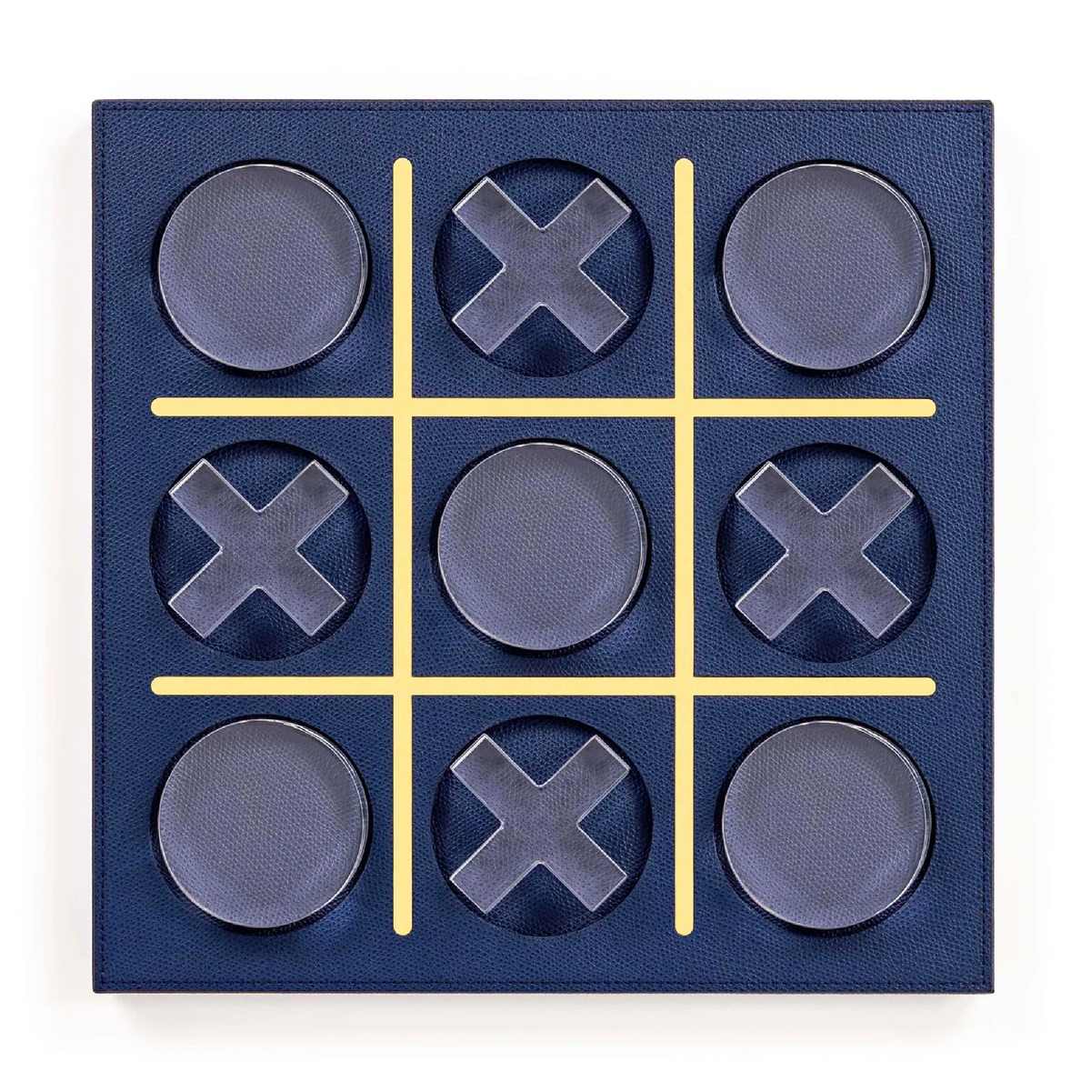 Calf Leather Board Game | Pinetti Boston Tris | OROA.com
