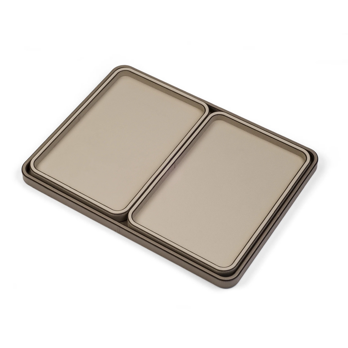 Hand-Stitched Leather Tray | Pinetti Jane | OROA.com