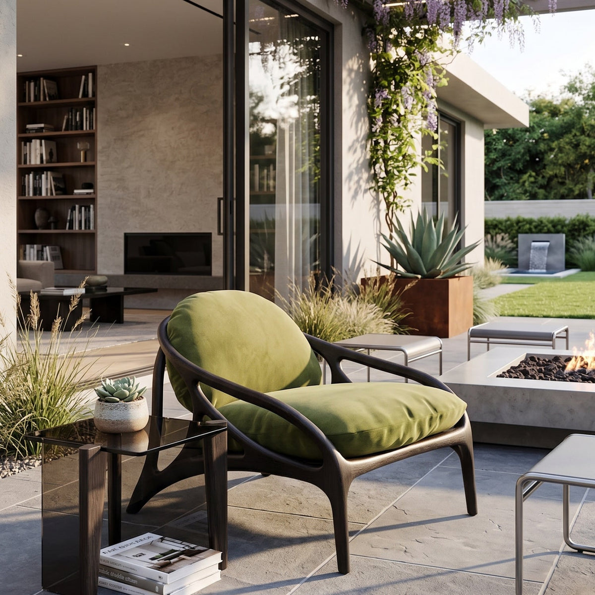 Brown Teak Lounge Chair | Morpho By Tomorrowland Vime