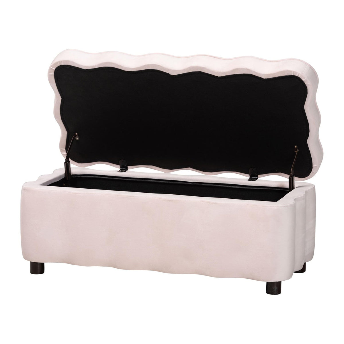 Modern European furniture - Velvet Storage Bench - www.oroa.com