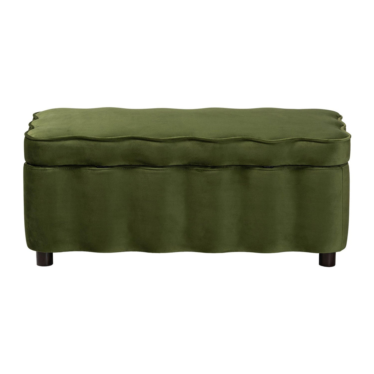 Modern European furniture - Velvet Storage Bench - www.oroa.com
