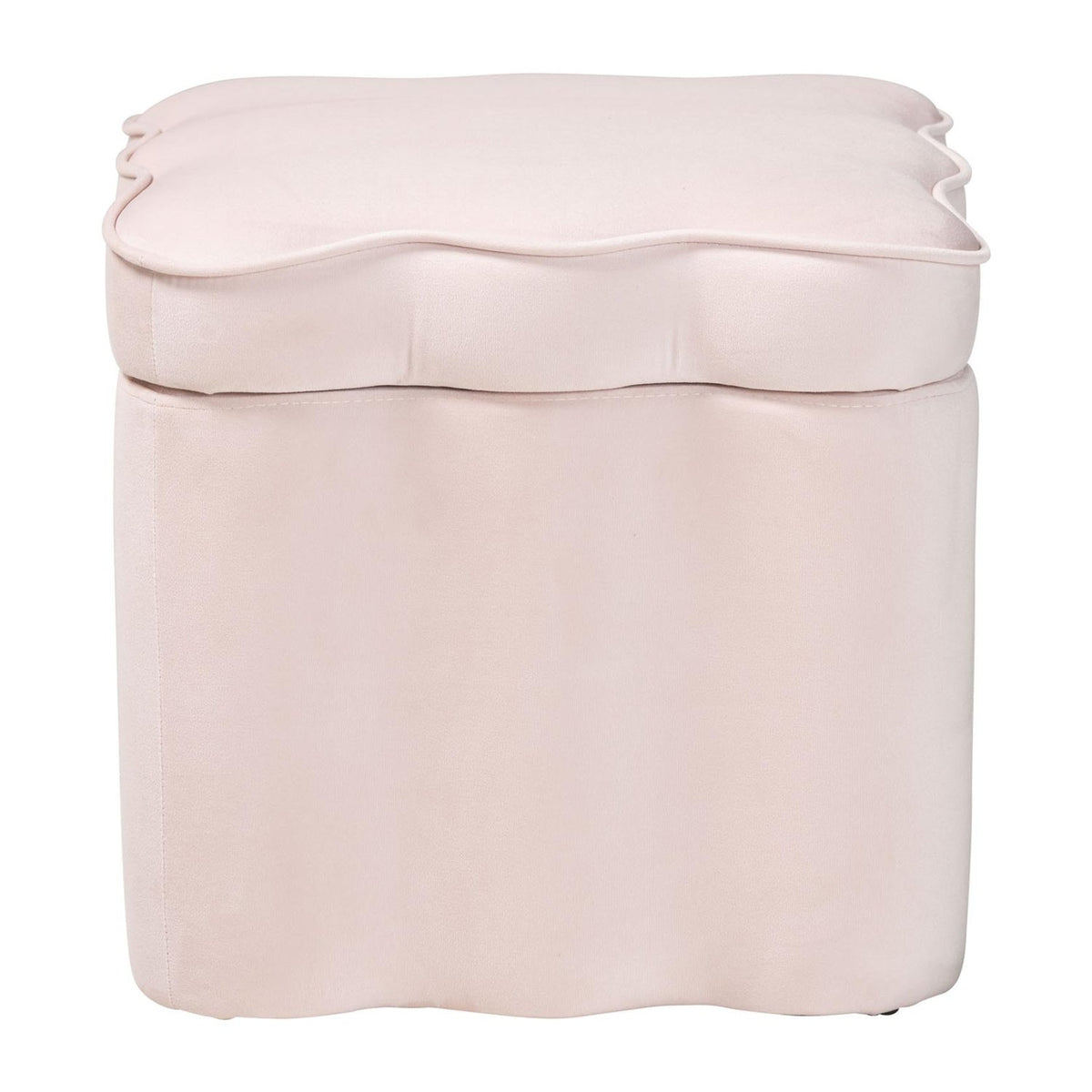 Modern European furniture - Scalloped Storage Ottoman - www.oroa.com