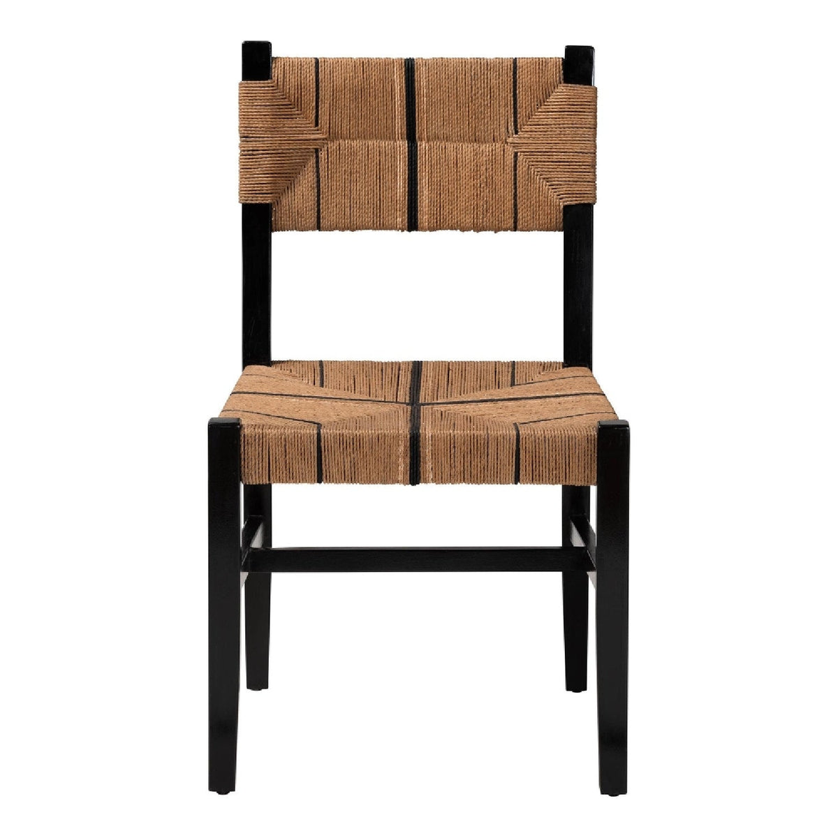 Modern European furniture - Black Mahogany Bohemian Dining Chair - www.oroa.com
