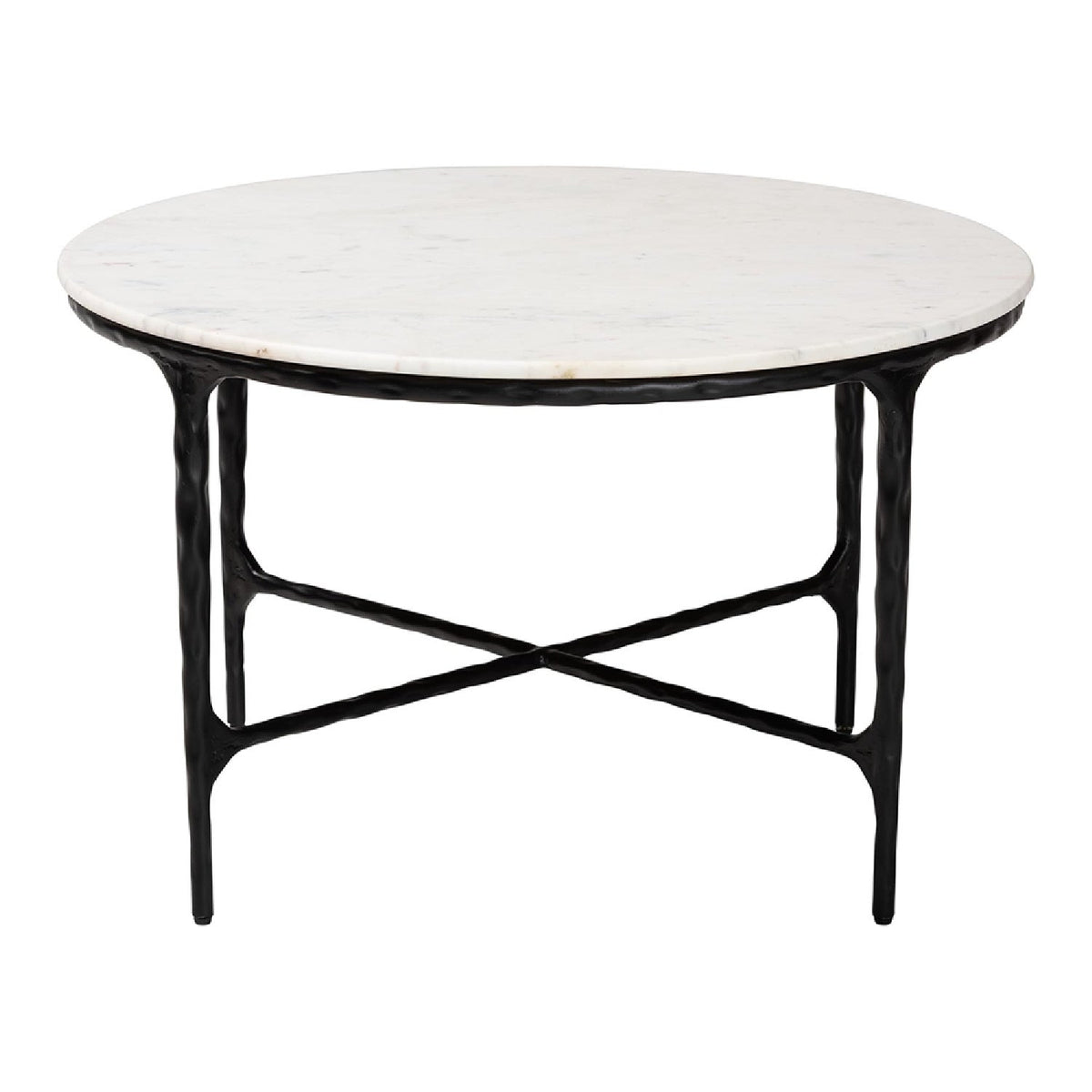 Modern European furniture - Round White Marble Coffee Table - www.oroa.com