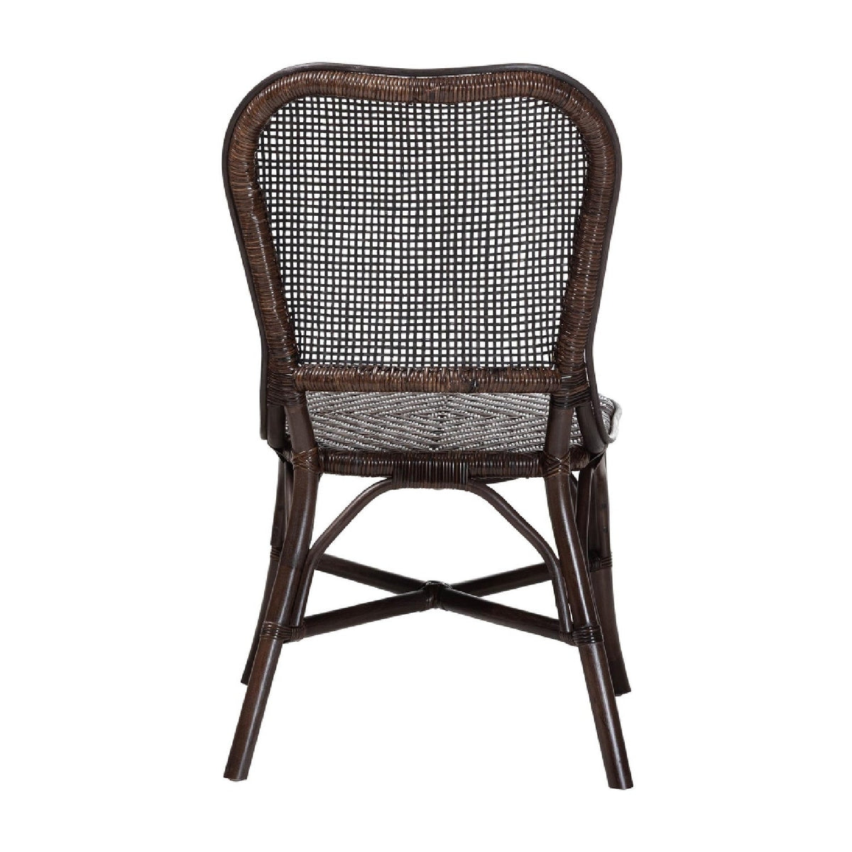 Modern European furniture - Latticed Back Rattan Dining Chair - www.oroa.com