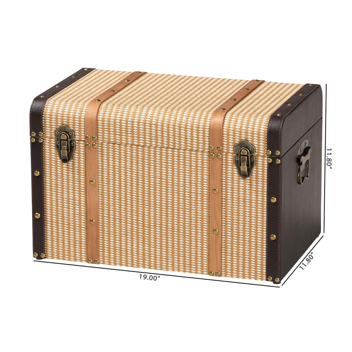 Modern European furniture -Solid Wood Storage Trunk - www.oroa.com