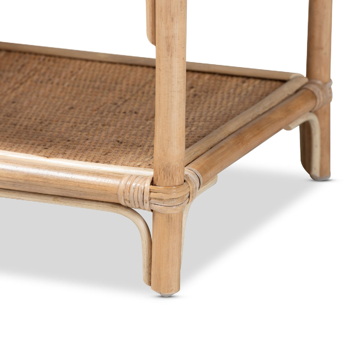 Modern European furniture - Natural Rattan 3-Tier Shelf - www.oroa.com