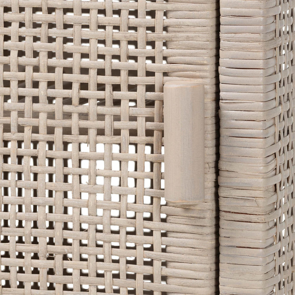 Modern European furniture - Handwoven Rattan Bedside Table - www.oroa.com