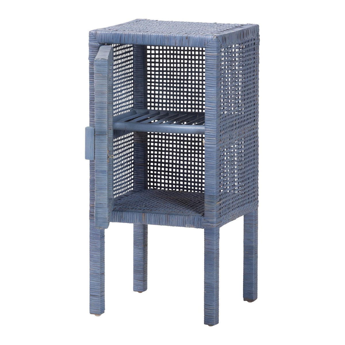 Modern European furniture - Handwoven Rattan Bedside Table - www.oroa.com