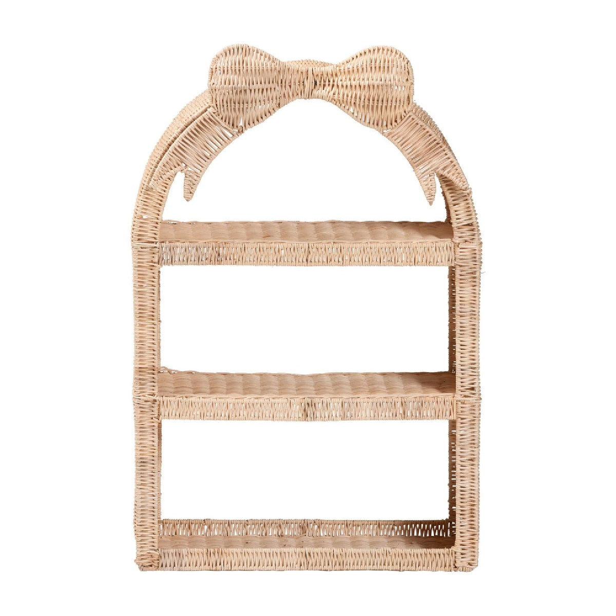 Modern European furniture - Rattan Bow Arched Storage Rack - www.oroa.com