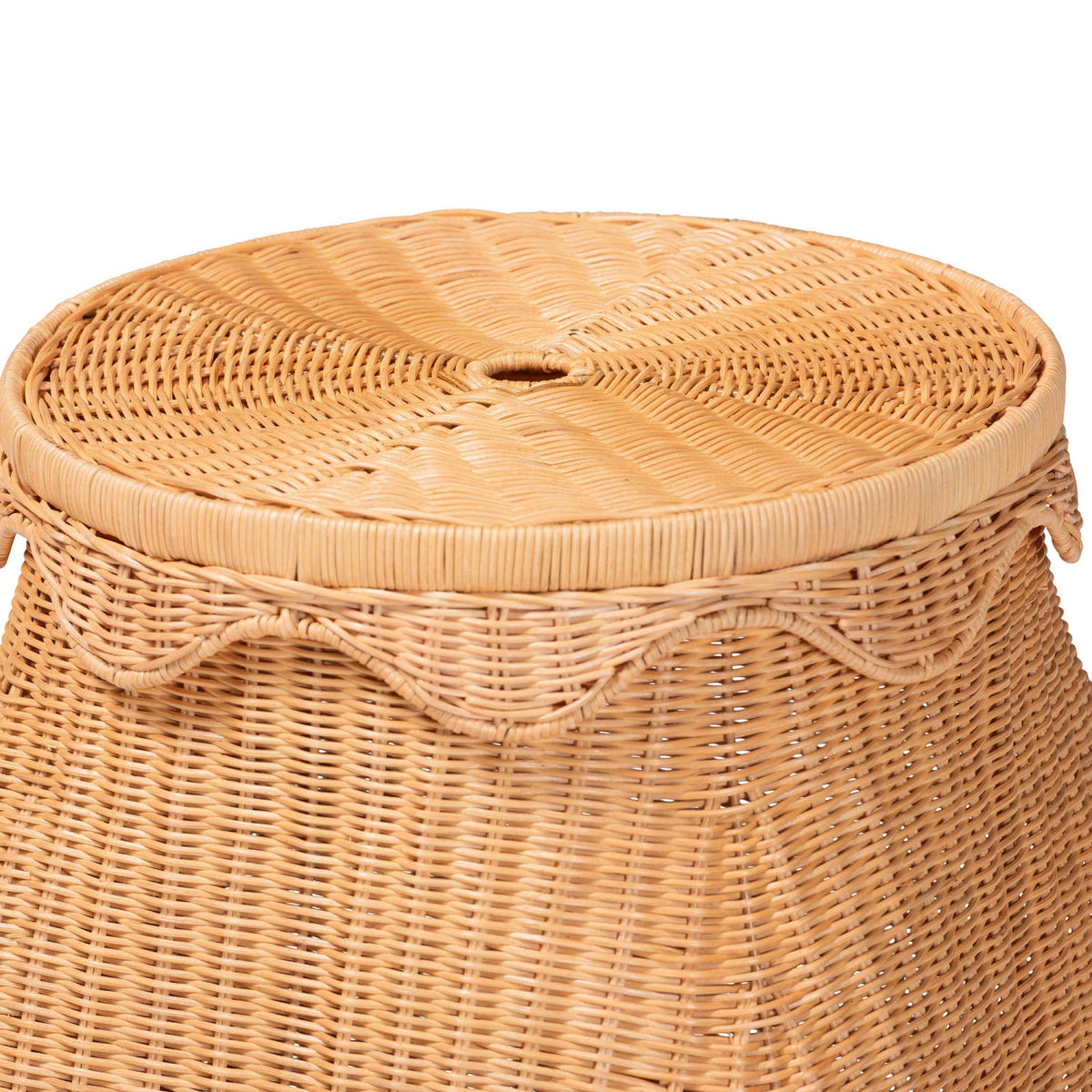 Modern European furniture - Handwoven Wicker Laundry Hamper - www.oroa.com