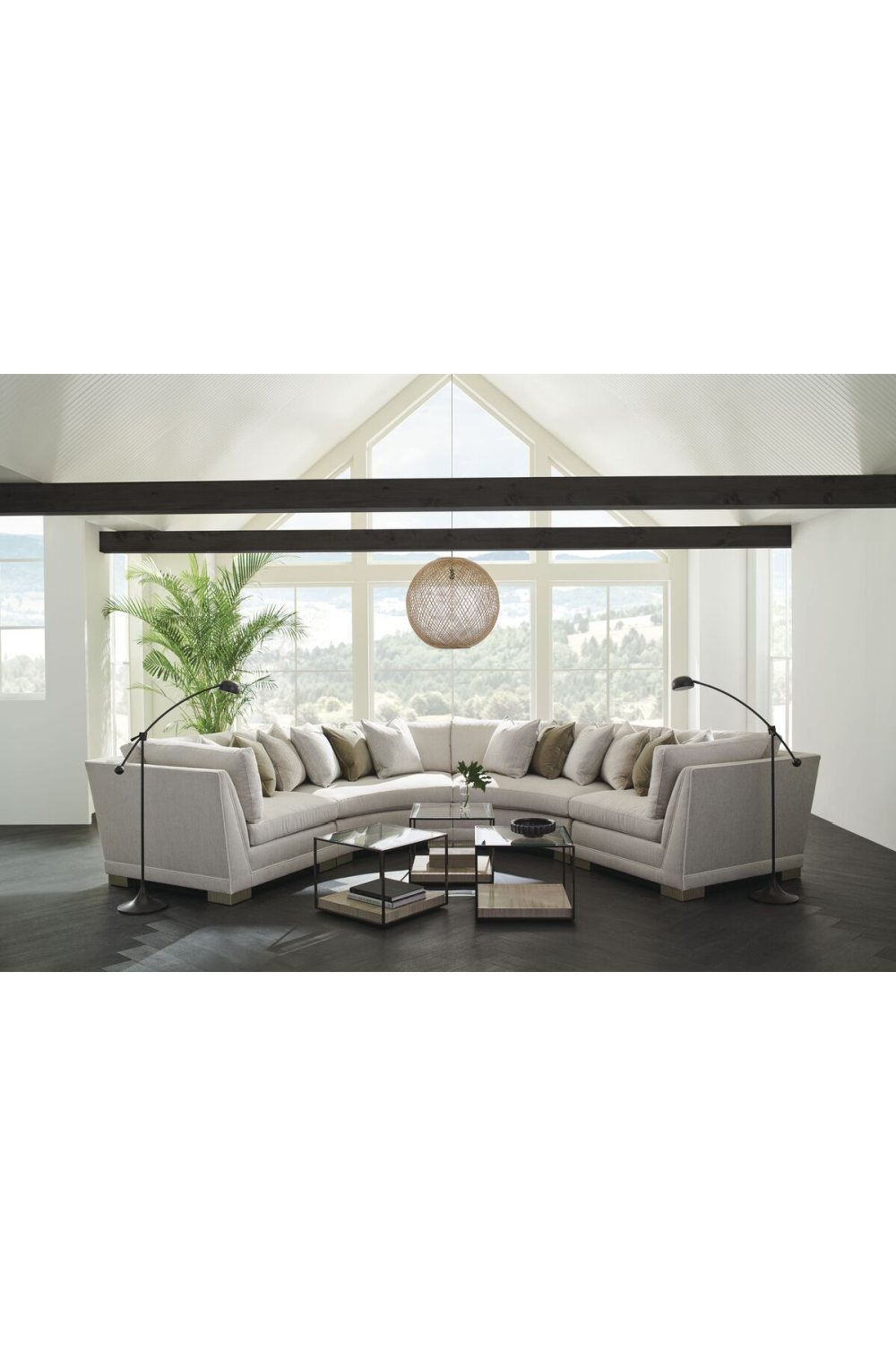 Metal Framed Cocktail Table | Caracole Open Air | Oroa.com