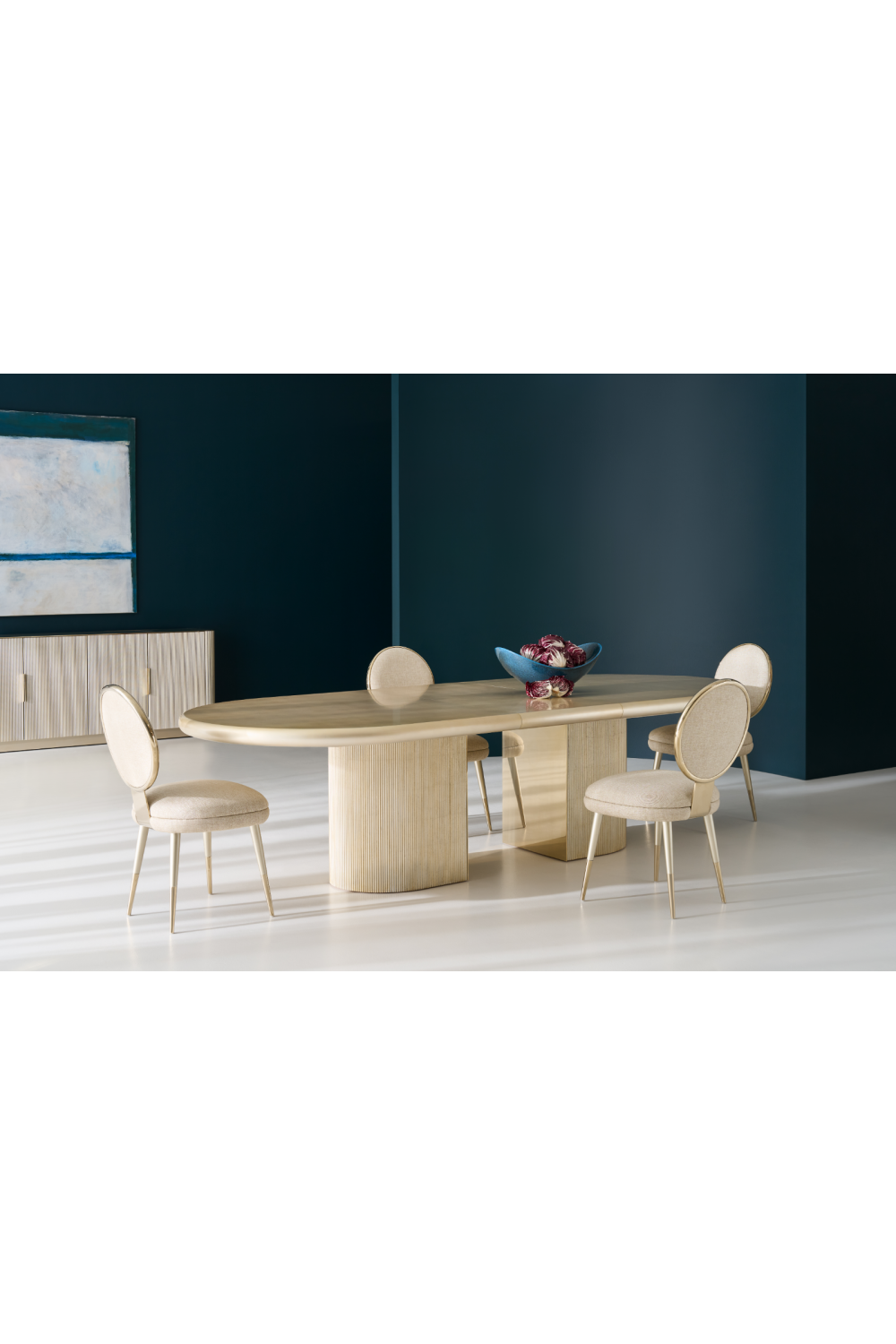 Light Gold Dining Chair | Caracole Apollo | Oroa.com