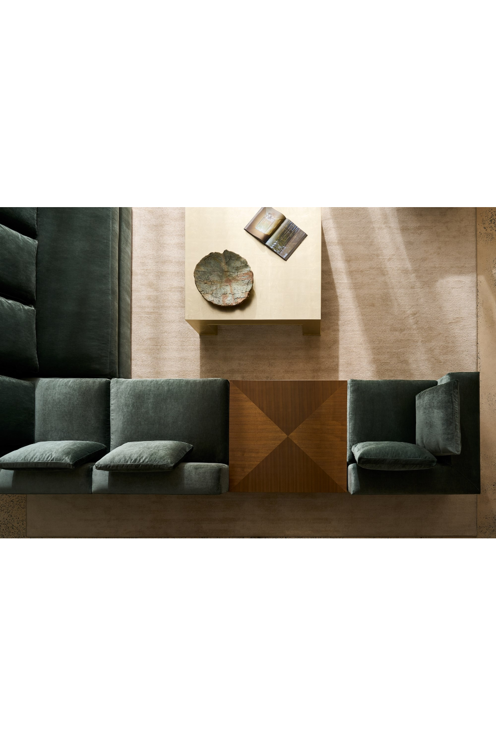 Square Hardwood Coffee Table | Caracole Dorado | Oroa.com
