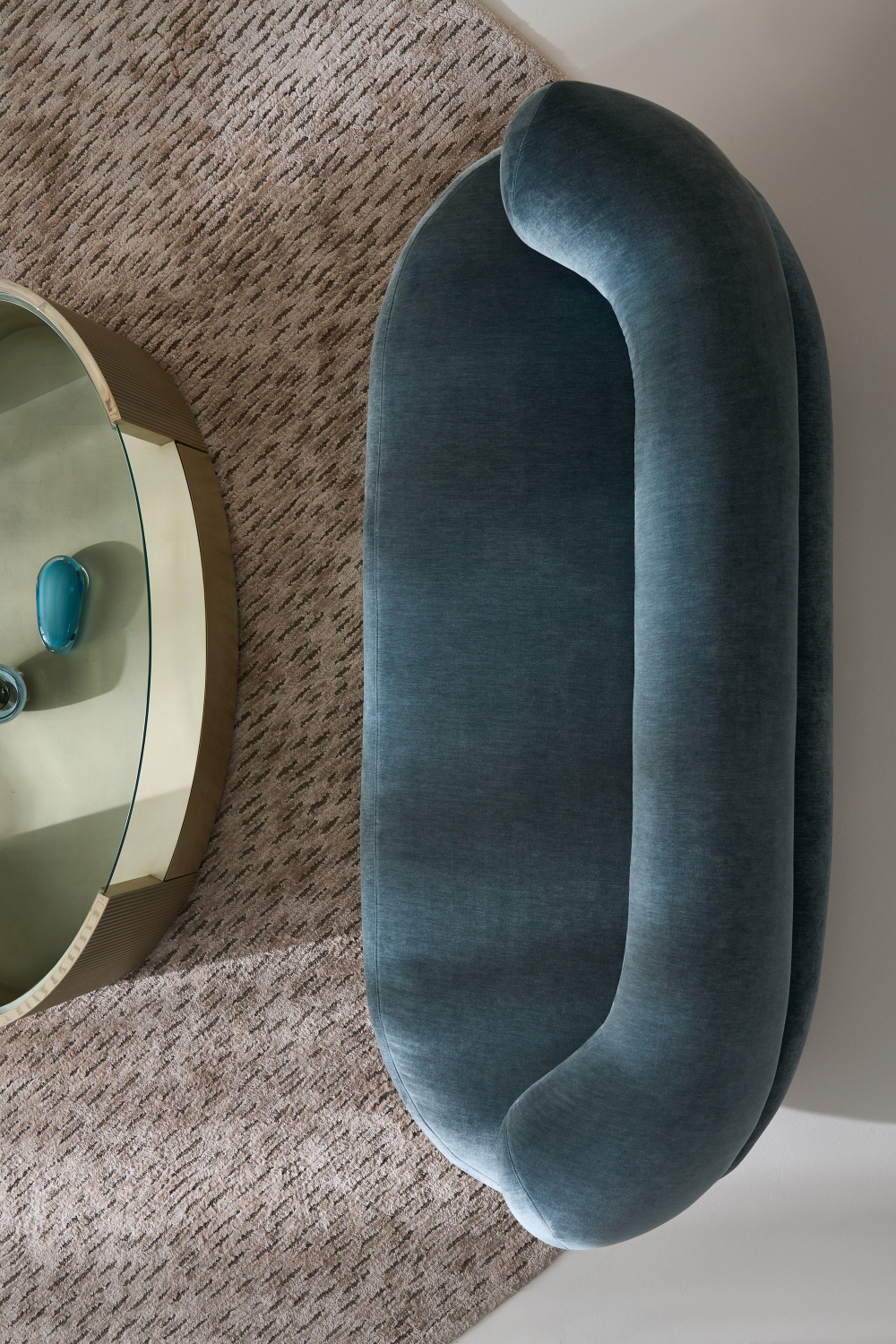 Glass Top Oval Coffee Table | Caracole Love | Oroa.com