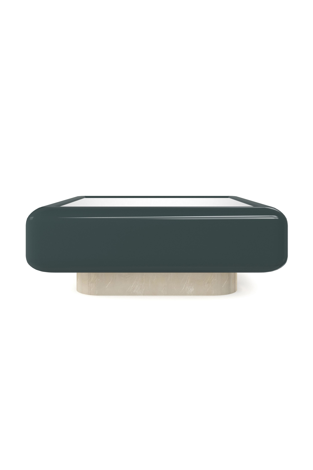Green Square Coffee Table | Caracole Gelee