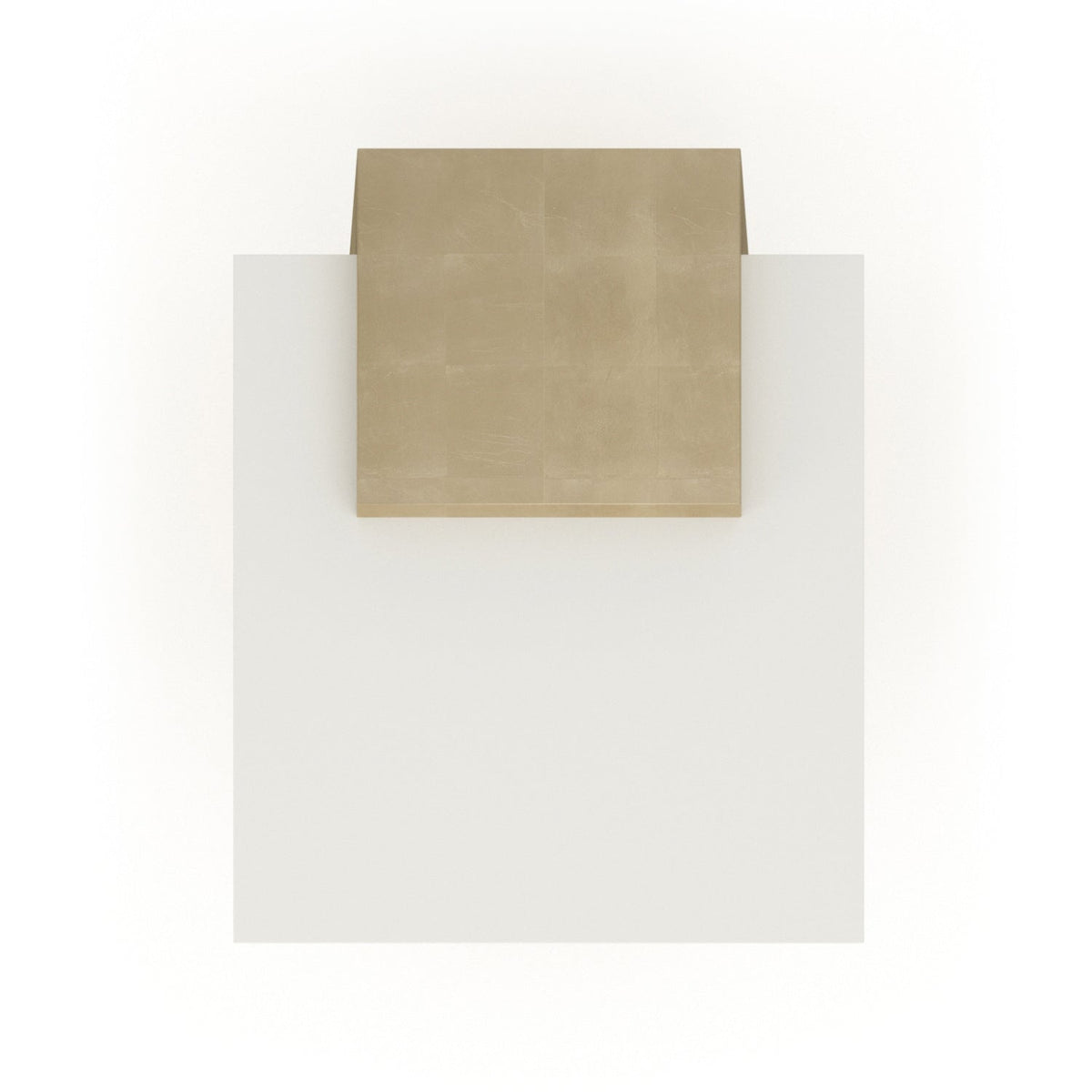 Wooden Trapezoid Side Table | Caracole Plank