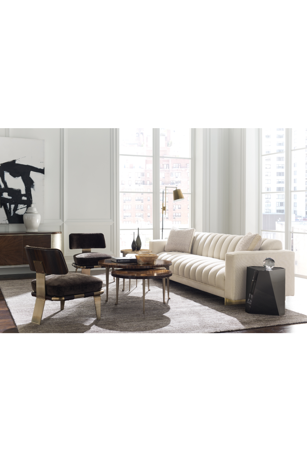 Round Wooden Cocktail Table | Caracole One Of The Bunch | Oroa.com