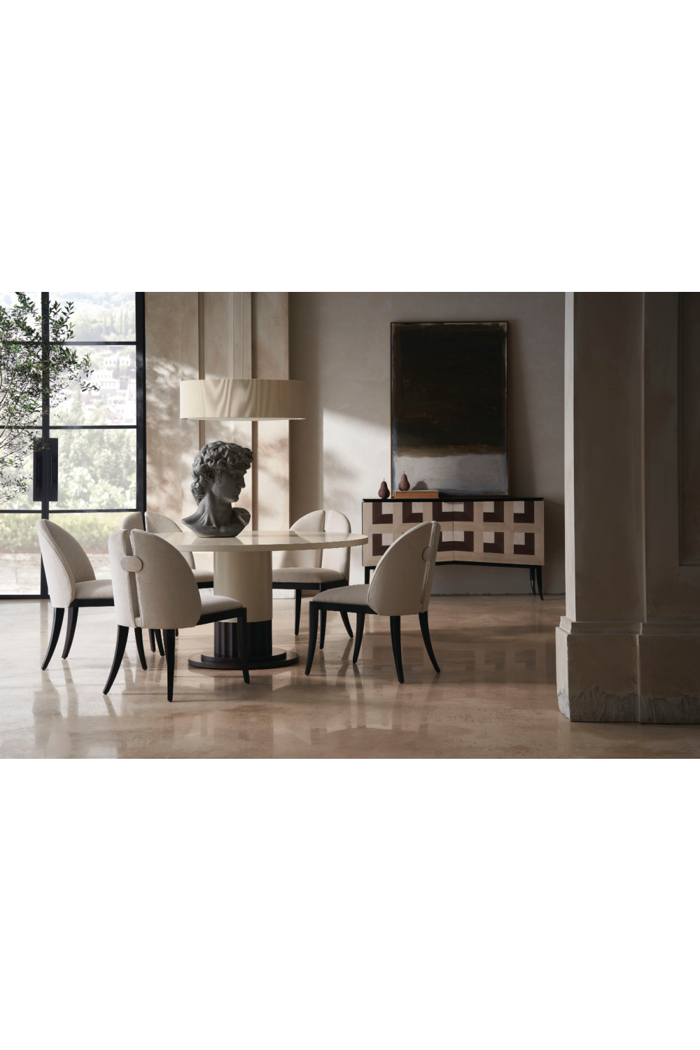 Split-Back Dining Chair | Caracole Cameo | Oroa.com