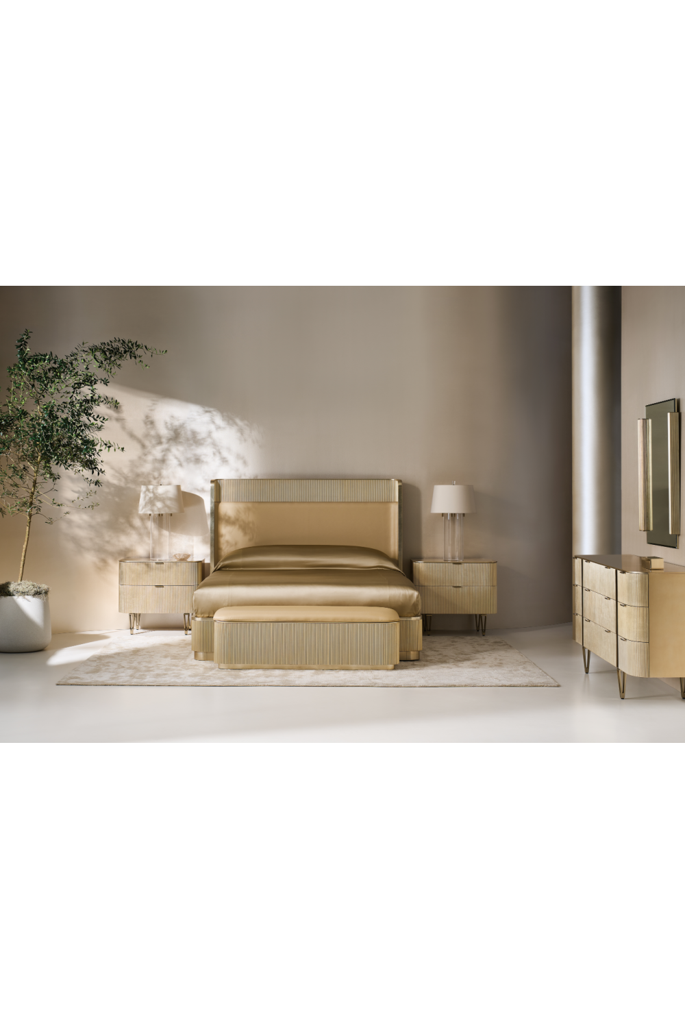 Leather Storage Bed Bench | Caracole For The Love Of Bed Bench | Oroa.com