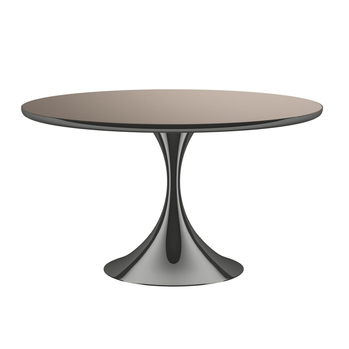 Mirror Top Round Dining Table | Caracole Semper