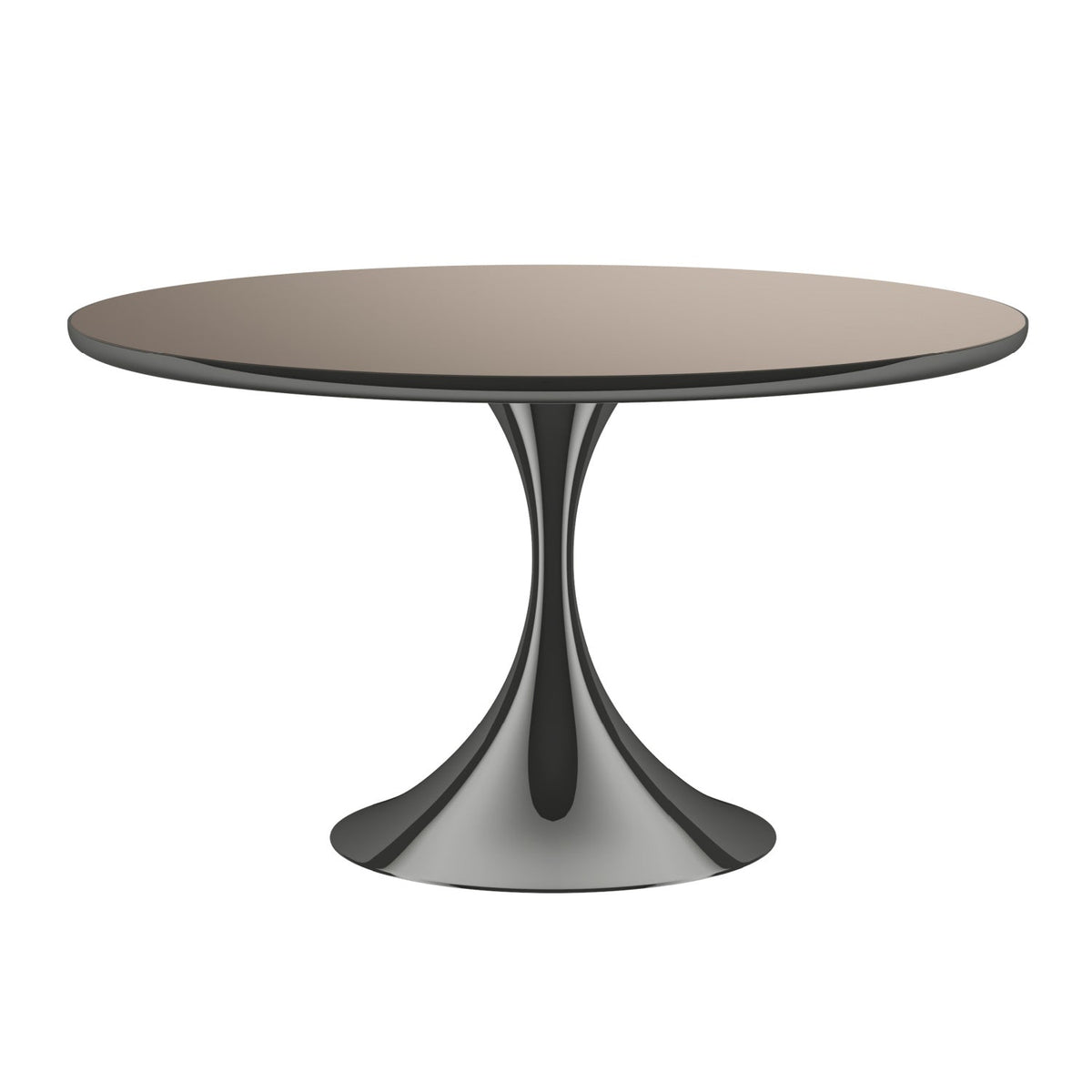 Mirror Top Round Dining Table | Caracole Semper