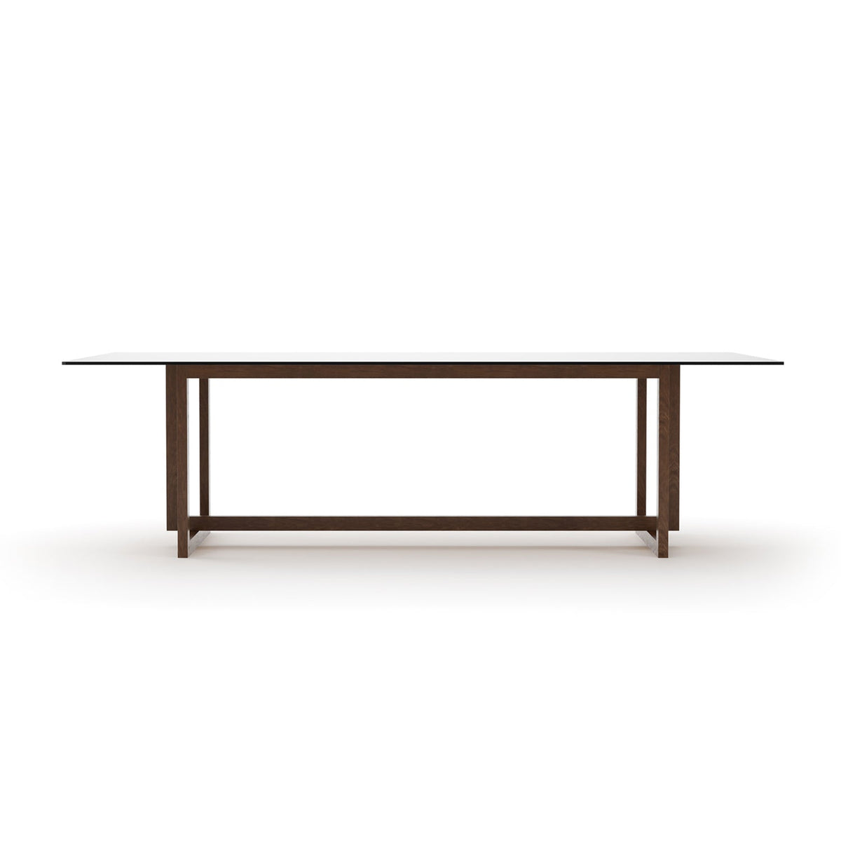 Smoked Bronze Glass Dining Table | Caracole Wish You Were Here