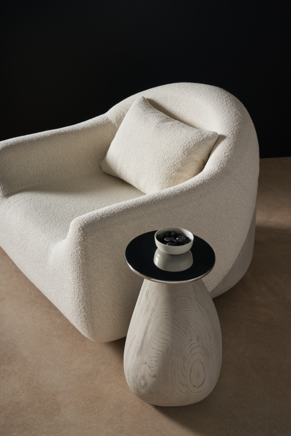 Gray Free-Form Side Table | Caracole Ara | Oroa.com