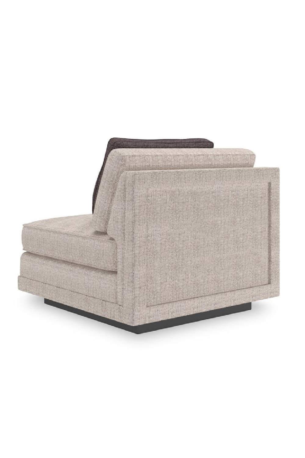 Beige Armless Chair | Caracole Fusion | Oroa.com