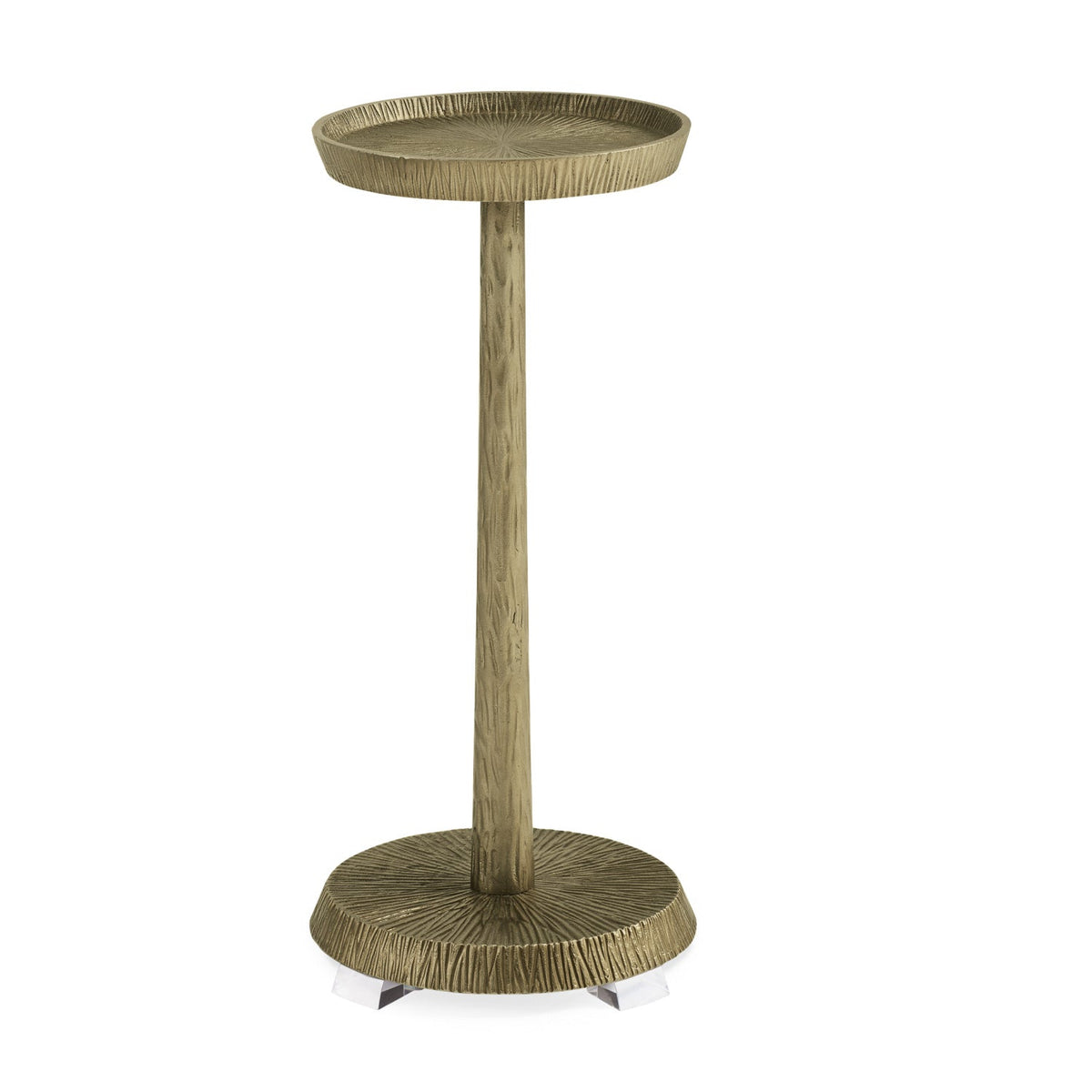 Bronze Metal End Table | Caracole Remix