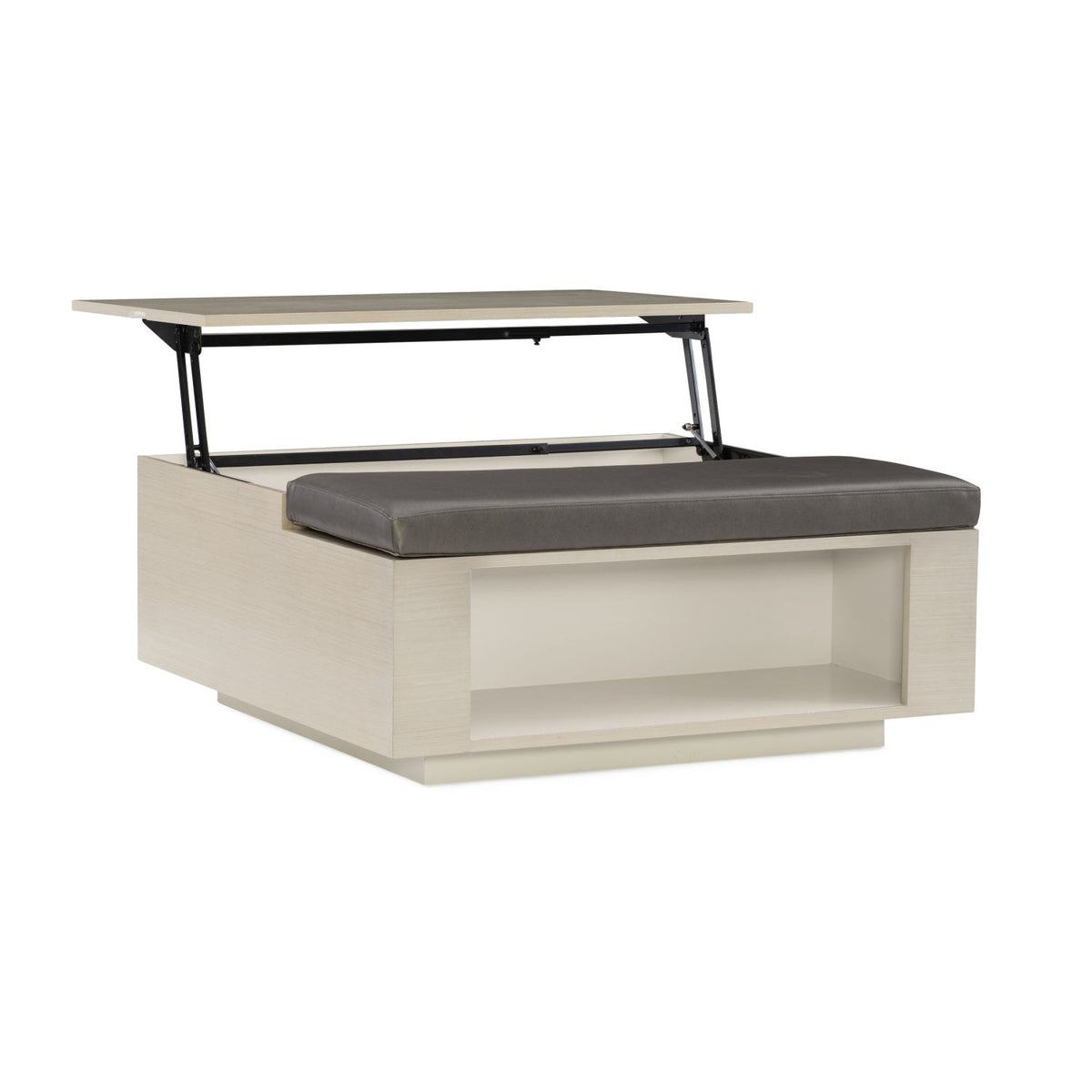 Taupe Lift-Top Coffee Table | Caracole Repetition