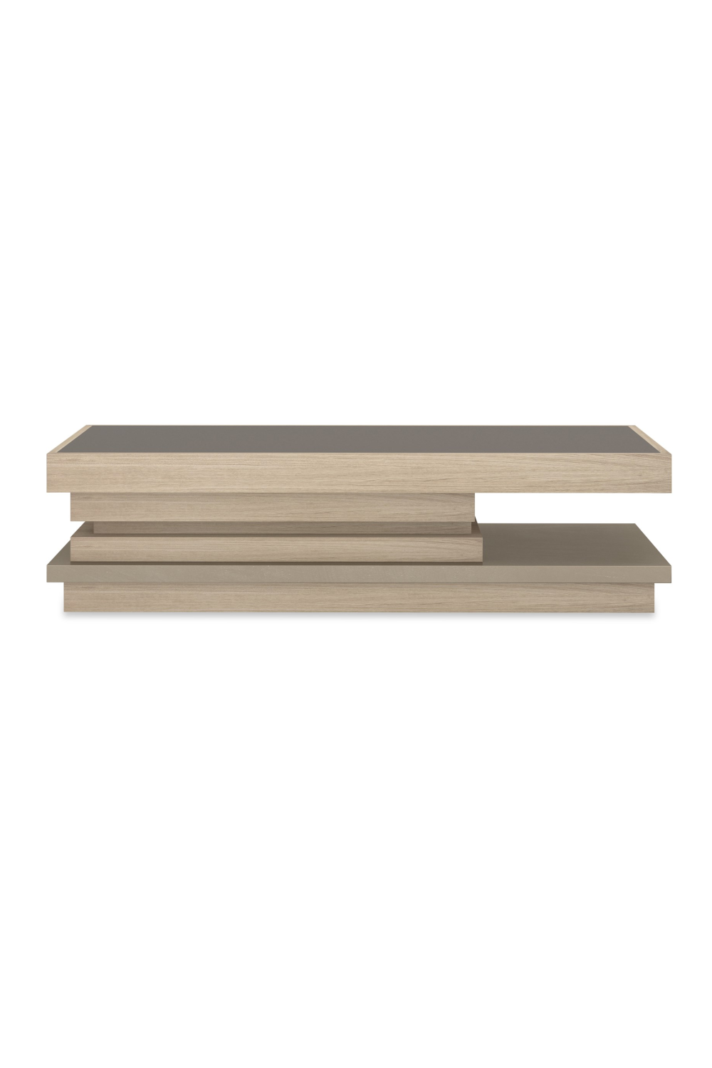 Glass Top Tiered Coffee Table | Caracole La Moda | Oroa.com