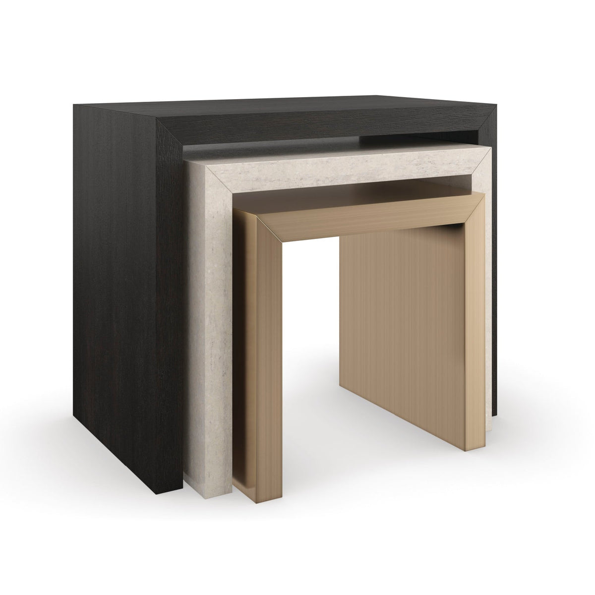 Minimalist Rectangular Side Table | Caracole Contrast