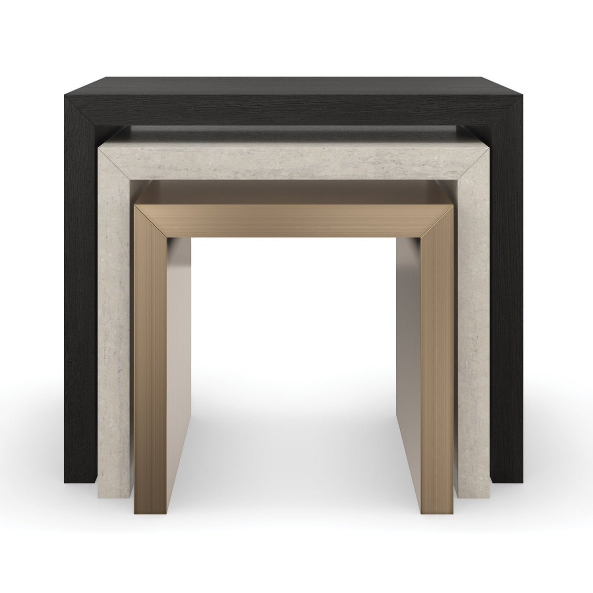Minimalist Rectangular Side Table | Caracole Contrast