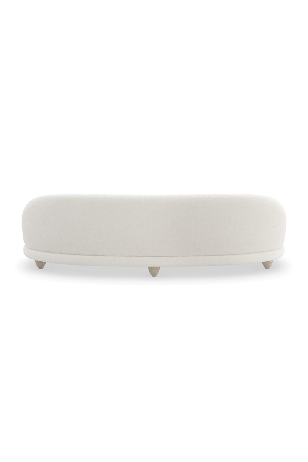 Bouclé Serpentine Sofa | Caracole Tulum | Oroa.com