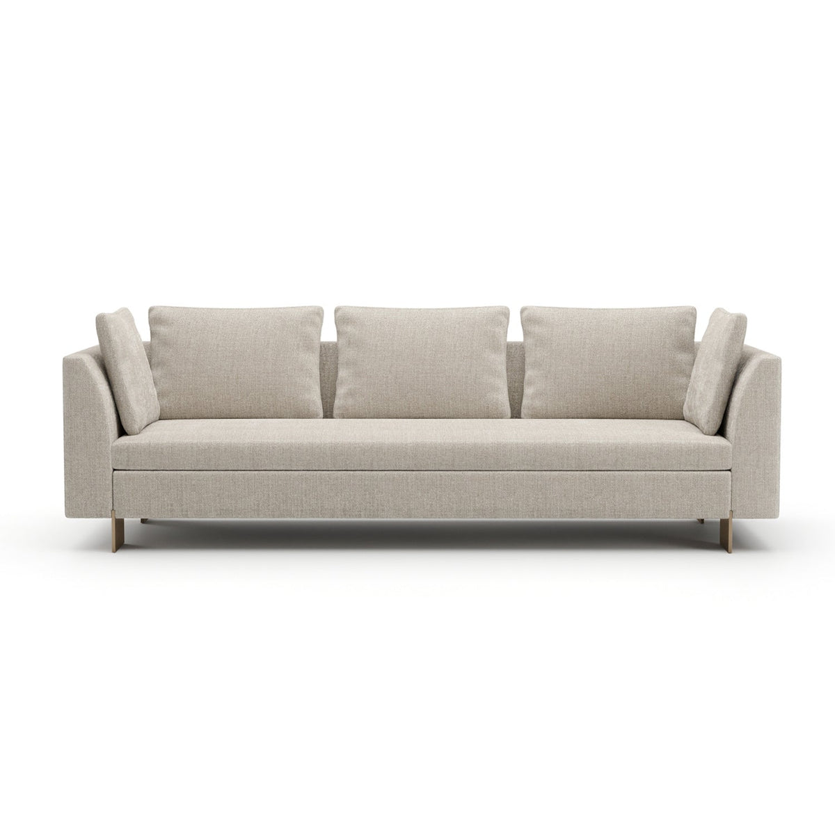 White Chenille Sofa | Caracole Altura