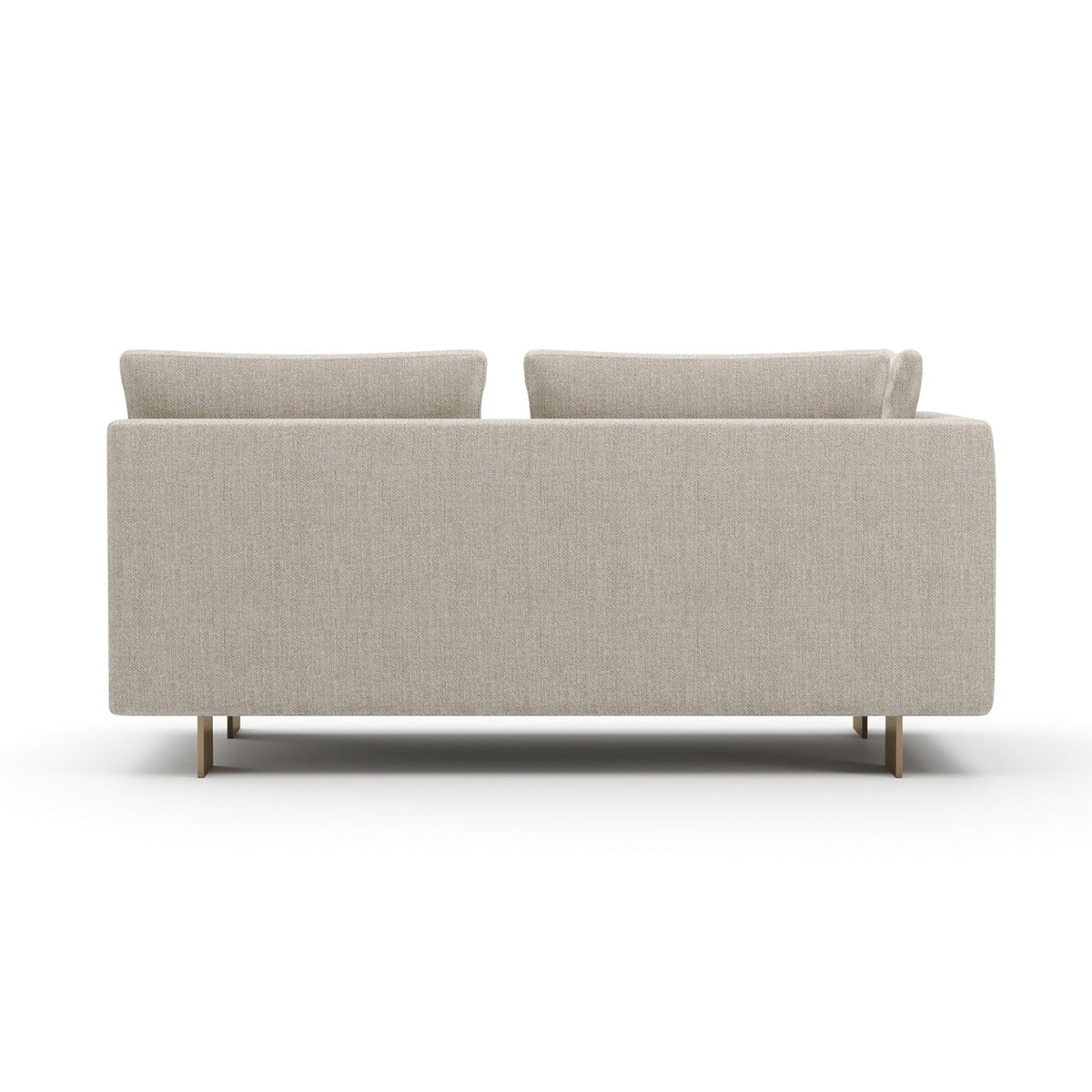White Chenille Loveseat | Caracole Altura