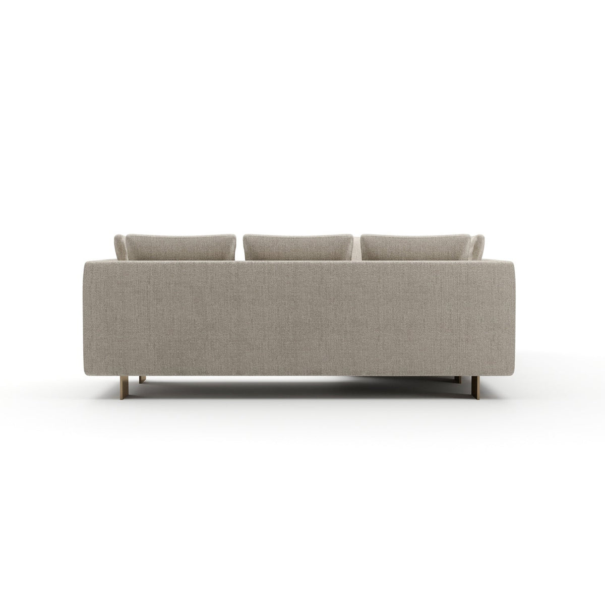 White Chenille Sectional Sofa S | Caracole Altura