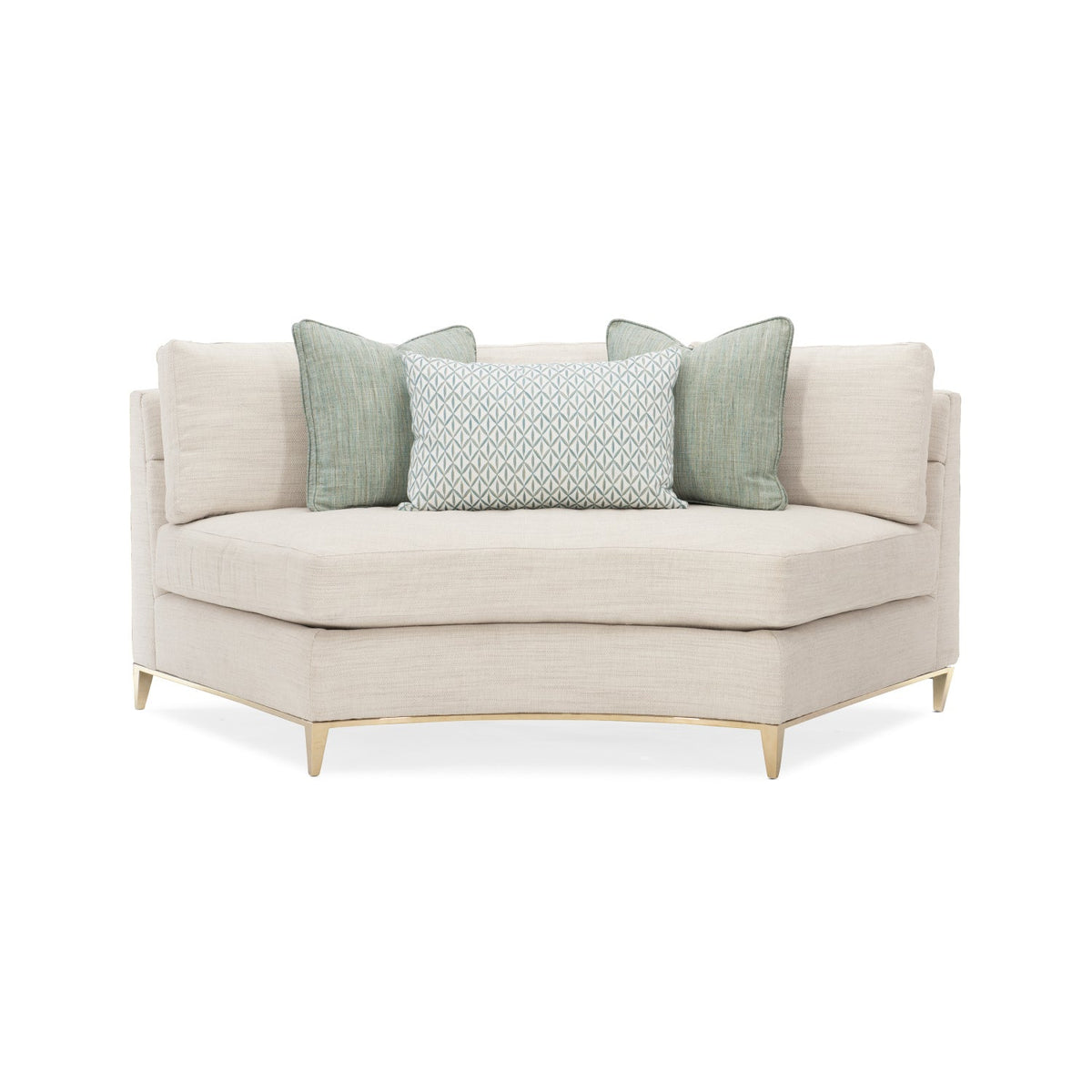 Wavy Quilted Sectional Sofa | Caracole Under Currents
