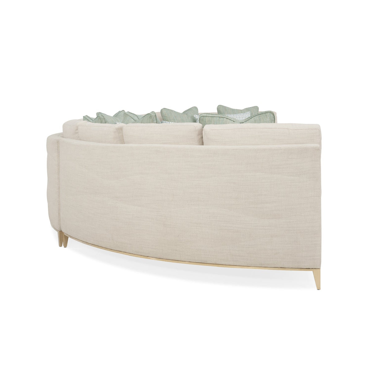 Wavy Quilted Sectional Sofa | Caracole Under Currents