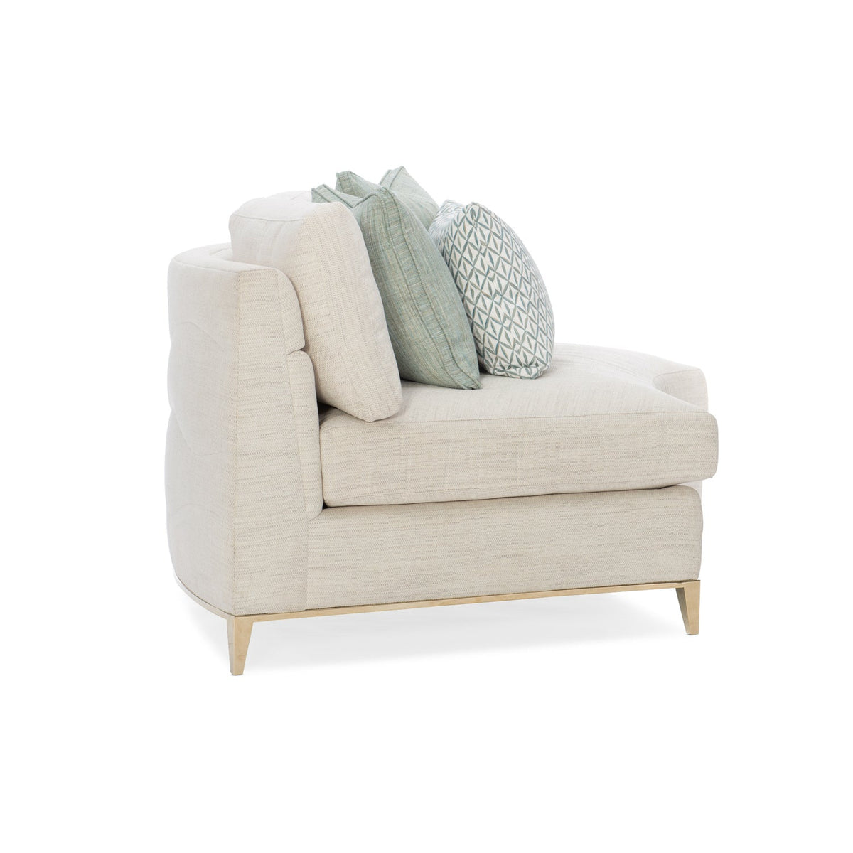 Wavy Quilted Sectional Sofa | Caracole Under Currents