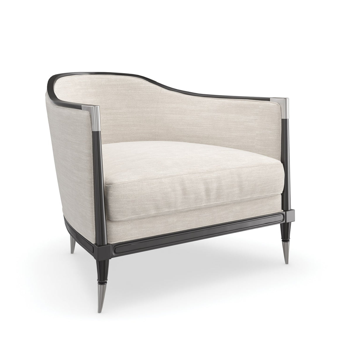 White Linen Lounge Linen | Caracole Splash of Flash