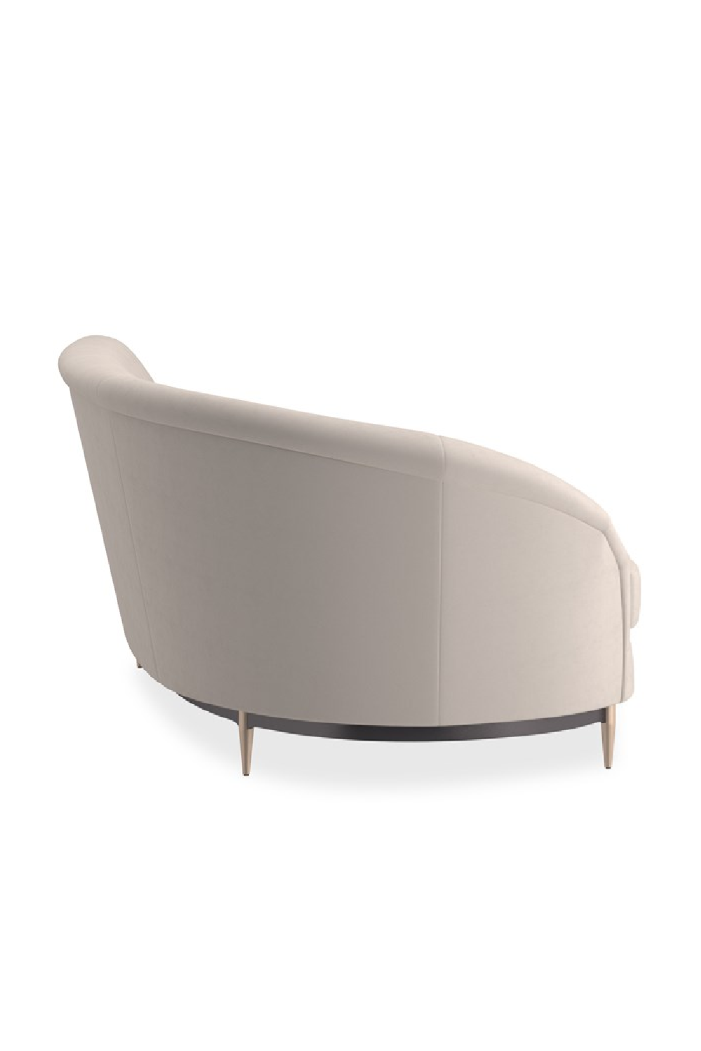 Beige Velvet Sectional Sofa | Caracole Three's Company | Oroa.com