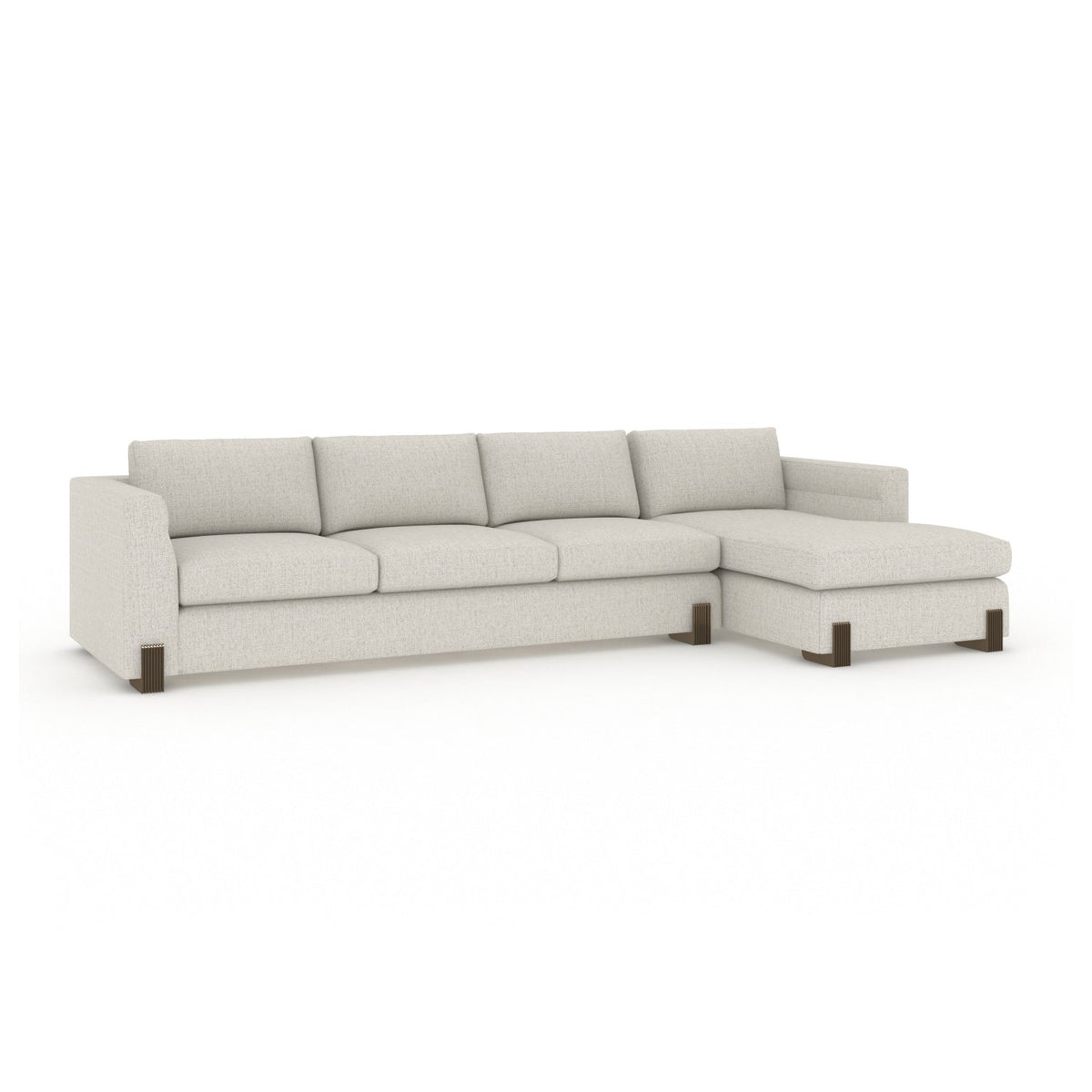 Beige Woven Chaise Lounge L | Caracole Counter Balance