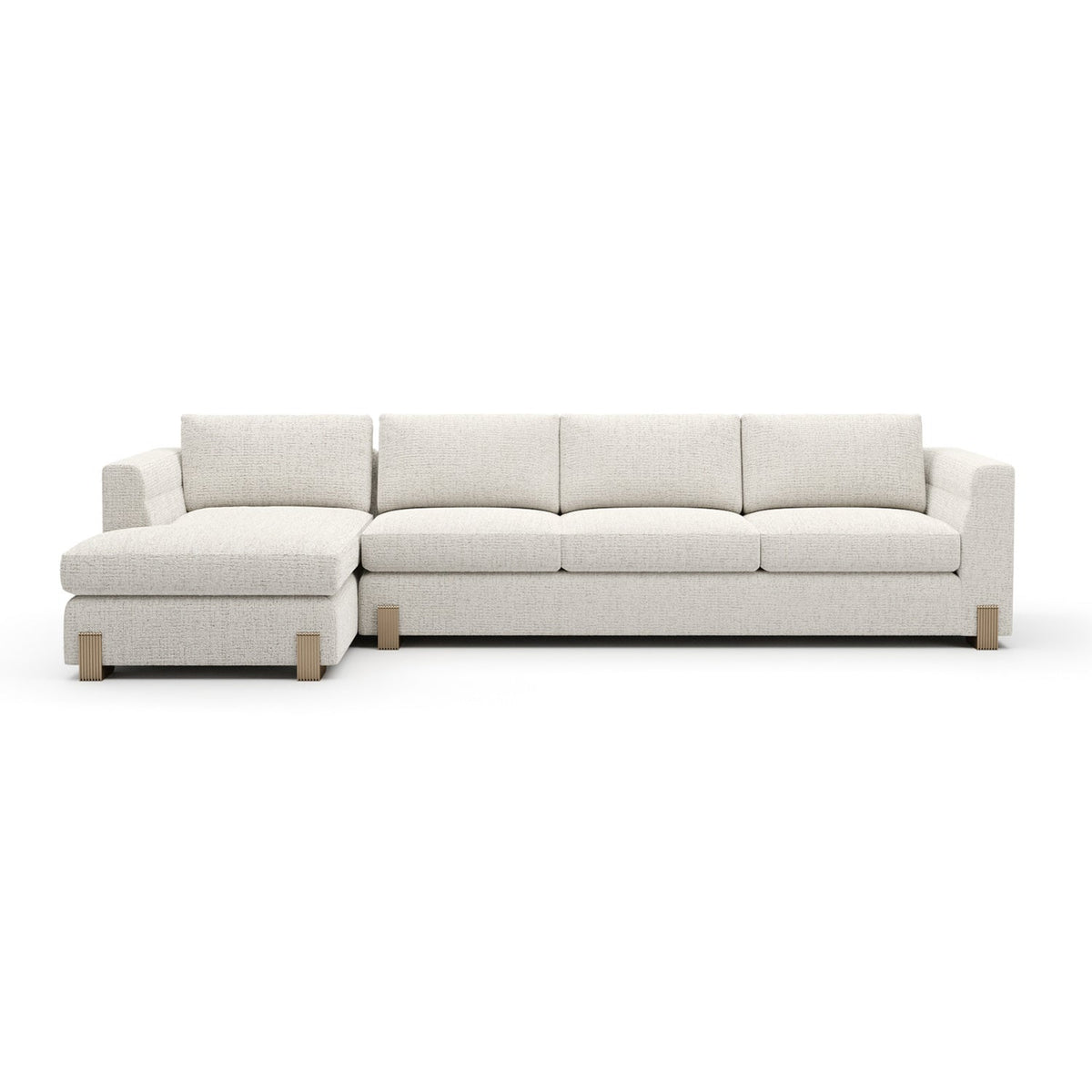 Beige Woven Chaise Lounge L | Caracole Counter Balance