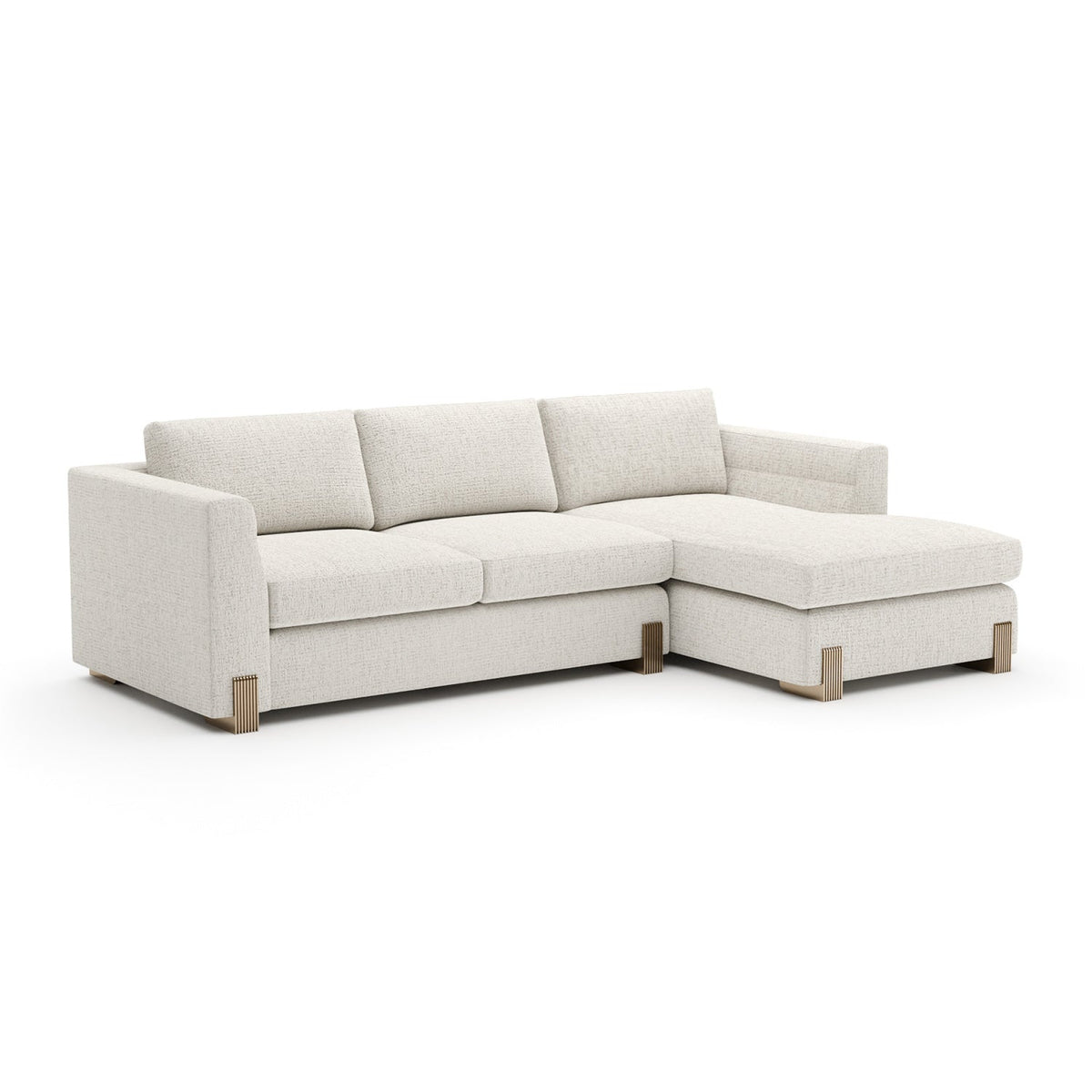 Beige Woven Chaise Lounge S | Caracole Counter Balance