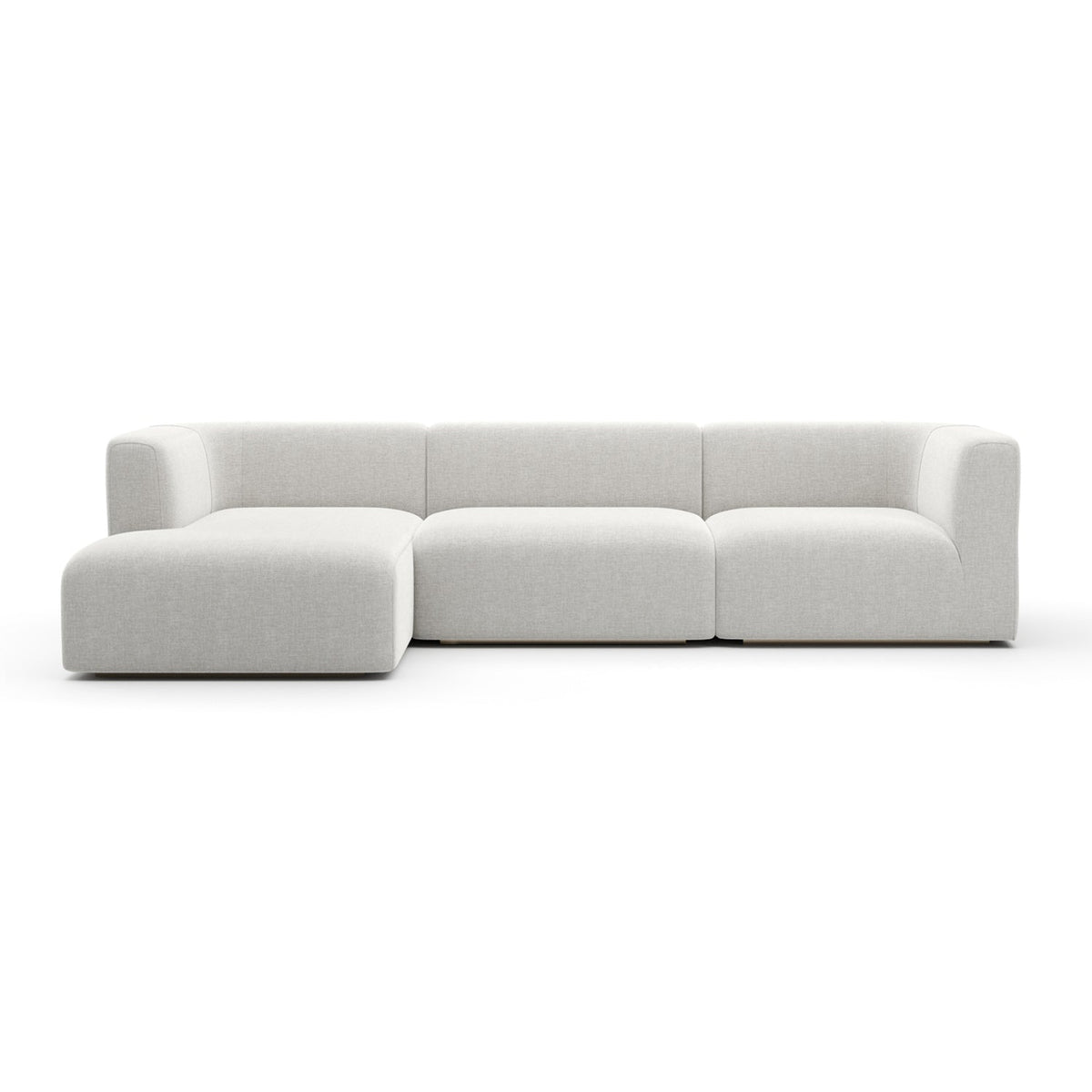 Ribbed Linen Sectional Sofa | Caracole Rhythm