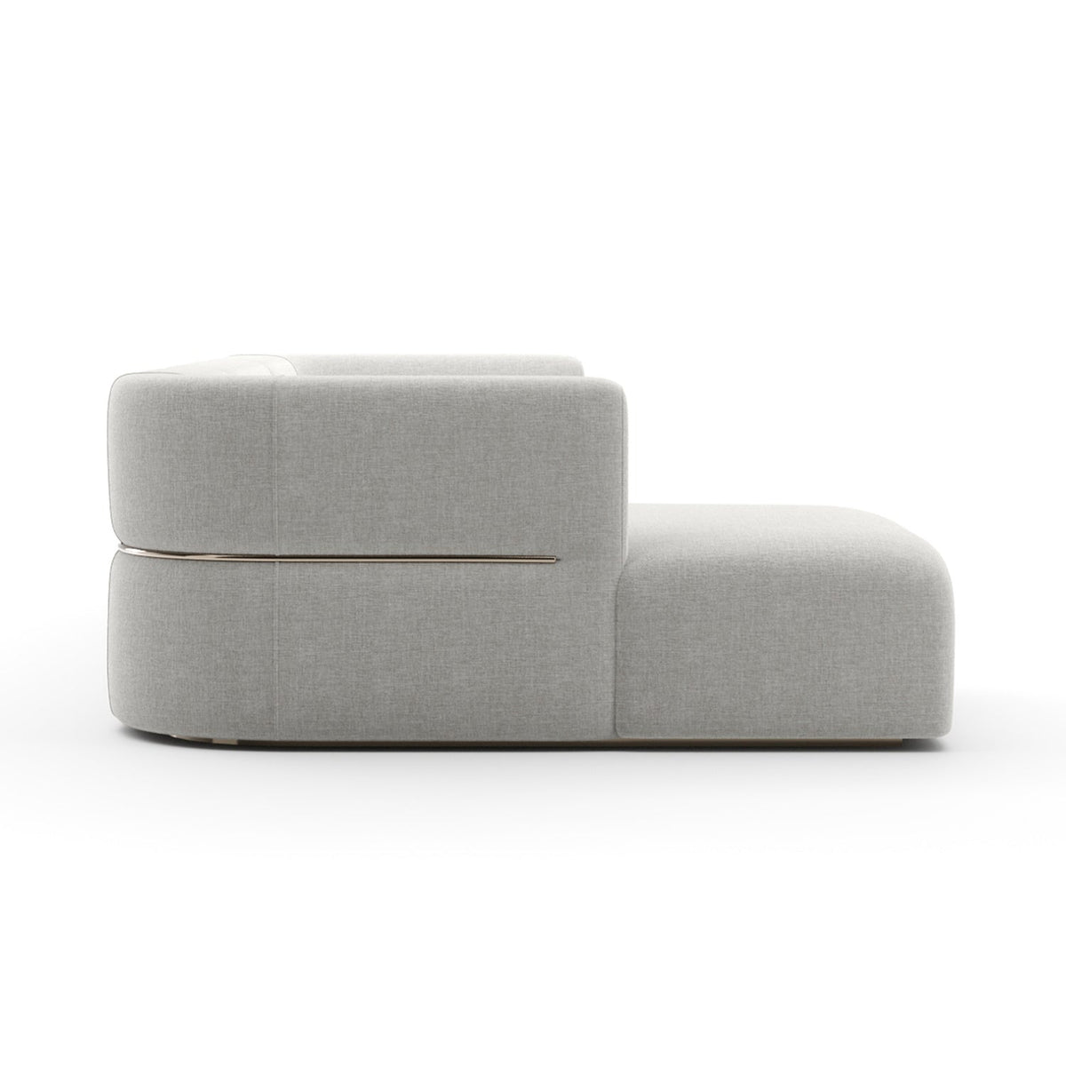 Ribbed Linen Sectional Sofa | Caracole Rhythm