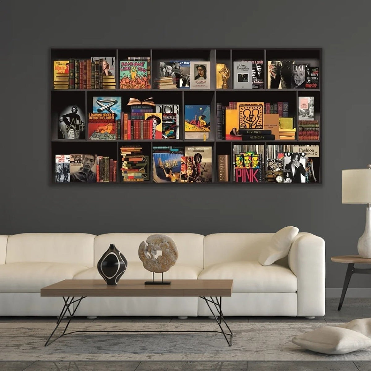 My Life in a Nutshell Pop-Art Collage Wall Art art print by Cobra Art, alternate view 2