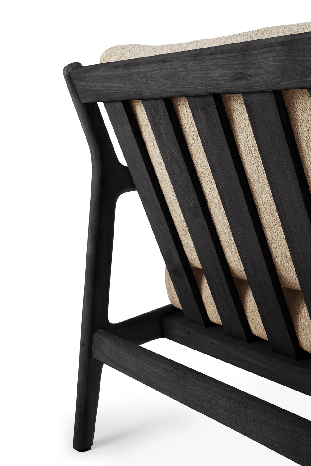 Black Teak 3+ Seater Outdoor Sofa | Ethnicraft Jack | Oroa.com